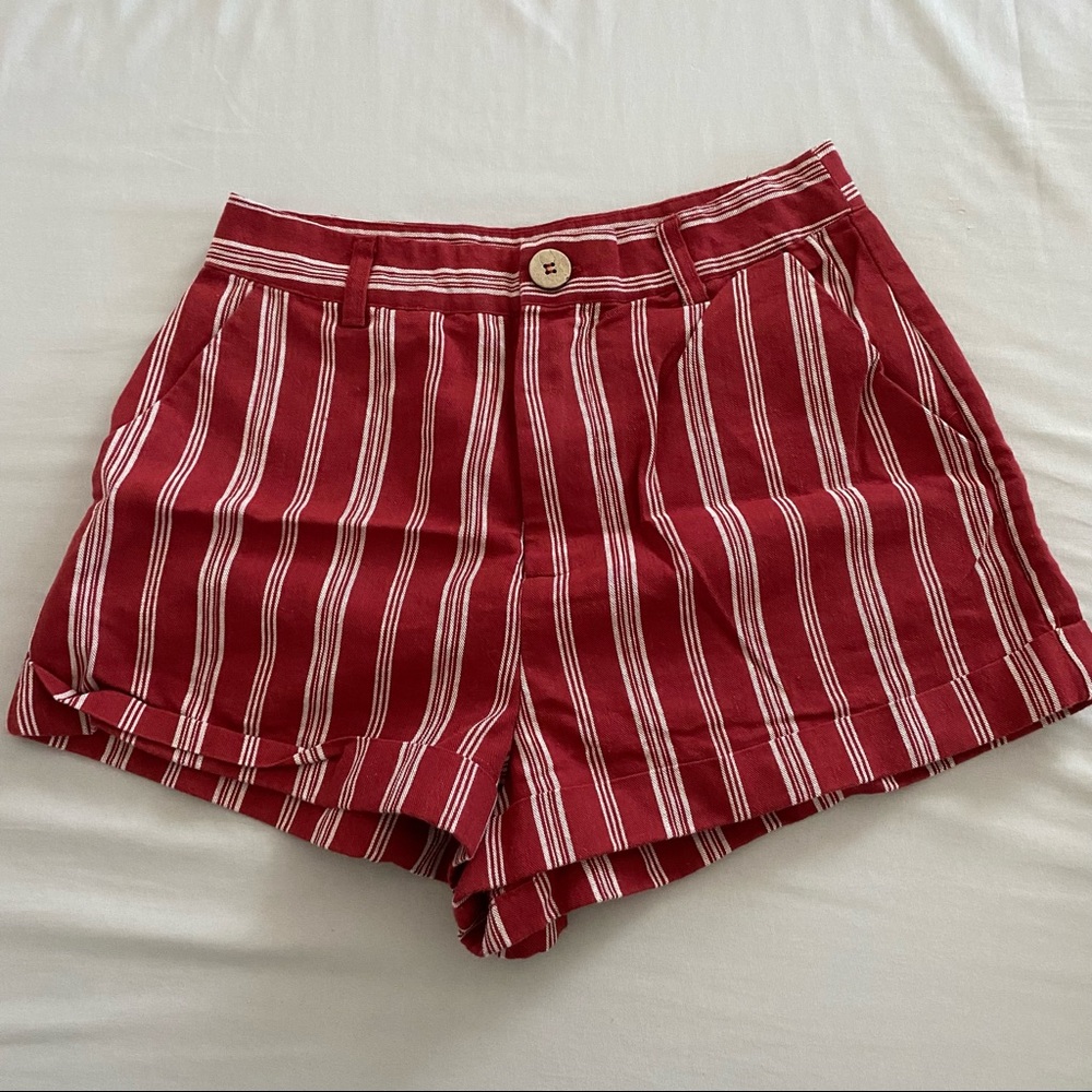 Forever 21 | Striped Shorts | Size: XS | Color: Red